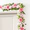 Glitzhome® 6ft. Pink Hydrangea, Peony & Cherry Floral Garland